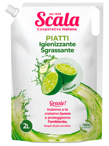Scala Piatti Limone - Płyn do naczyń - uzupełnienie (2 L)
