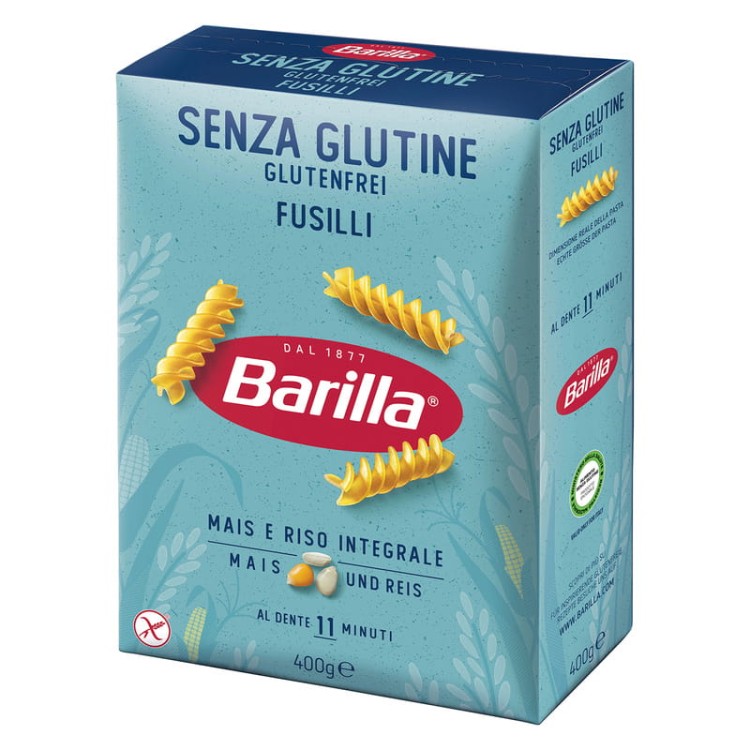 Barilla Fusilli Senza Glutine - Makaron bezglutenowy (400 g)