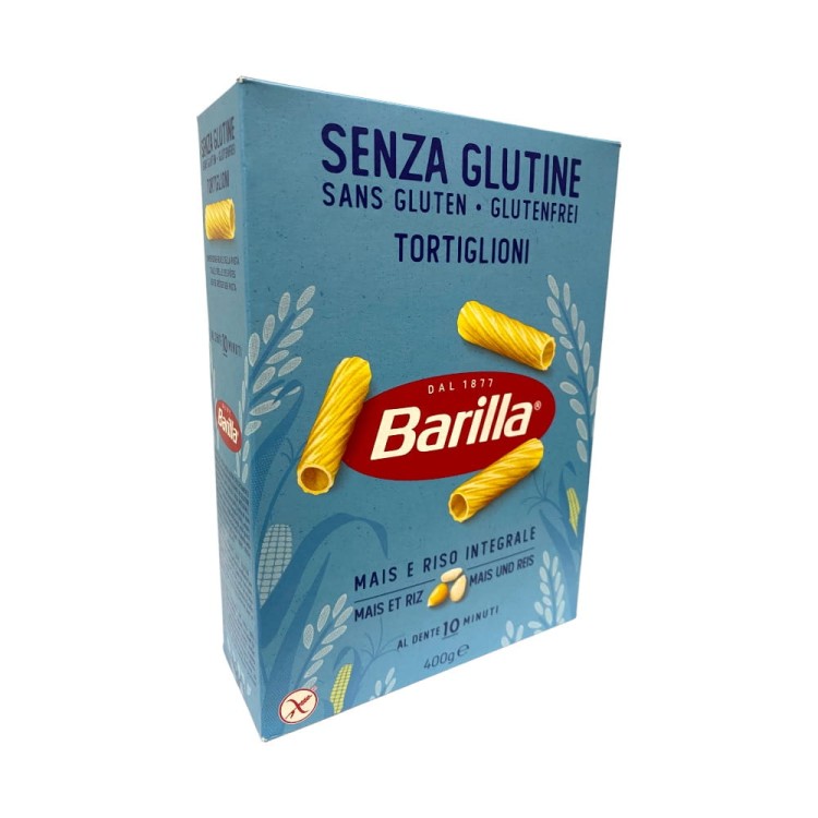 Barilla Senza Glutine Tortiglioni - makaron bezglutenowy rurki (400g)