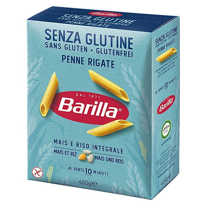 Barilla Penne Rigate Senza Glutene - Makaron bezglutenowy (400 g)