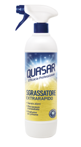 Quasar Sgrassatore Universale - profesjonalny, cytrynowy odtłuszczacz w sprayu (580 ml)