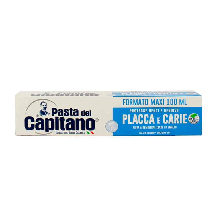 Pasta del Capitano Placca e Carie - pasta do zębów ochrona szkliwa (100 ml)