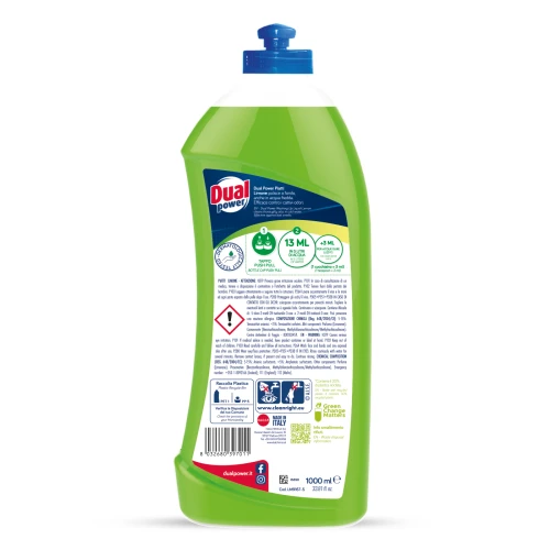 Dual Power Piatti Limone - płyn do mycia naczyń (1 L)
