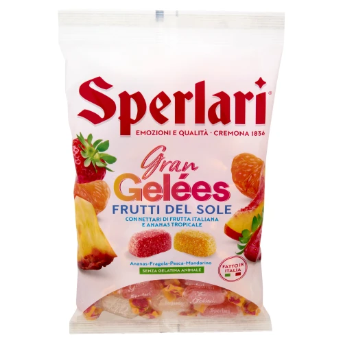 SPE0005.webp Sperlari Gran Gelées Frutti del Sole - Cukierki galaretki owocowe (175 g)