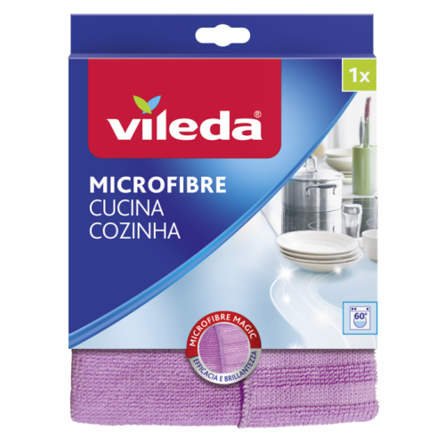 Vileda Microfibre Cucina - uniwersalna ścierka z mikrofibry do kuchni (1 szt.)