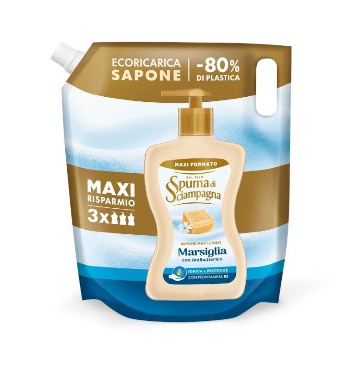 Spuma di Sciampagna Marsylia - mydło w płynie uzupełnienie (1300 ml)