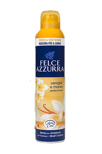 Felce Azzurra Wanilia i Monoi- odświeżacz powietrza w sprayu (250ml (Nowa odsłona).jpg