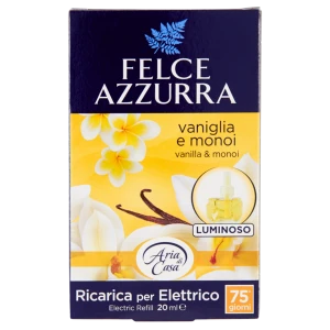 Felce Azzurra Wanilia i Monoi- elektryczny odświeżacz powietrza- zapas (20ml) (Nowa odsłona)