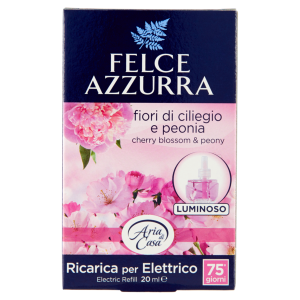 Felce Azzurra Kwiat czereśni i Piwonia- elektryczny odświeżacz powietrza- zapas (20ml) (Nowa odsłona)