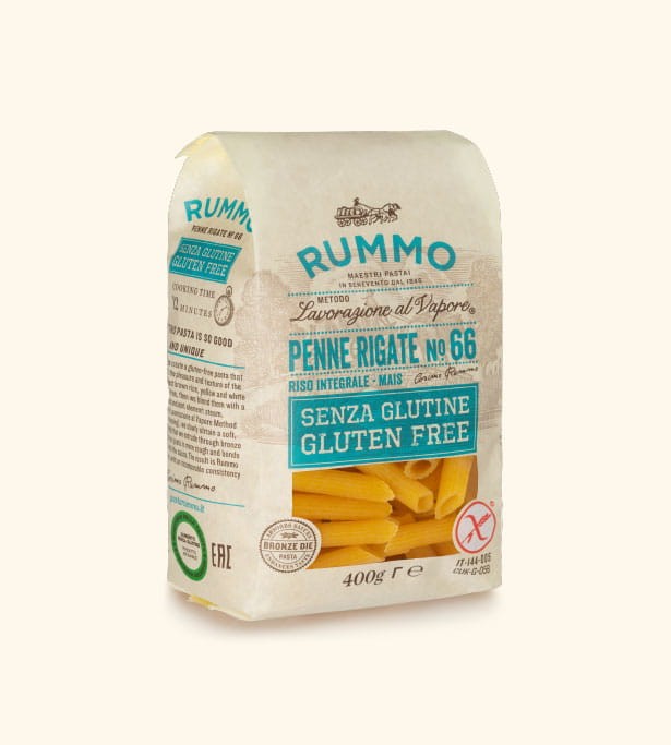 Rummo Penne Rigate  Senza Glutine 66- Makaron rurki bezglutenowy (400g).jpg