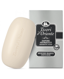 Tesori d'Oriente Muschio Bianco - Mydło w kostce Białe piżmo (125 gr)